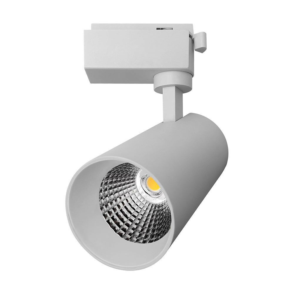 Channel Mounted Track Light White